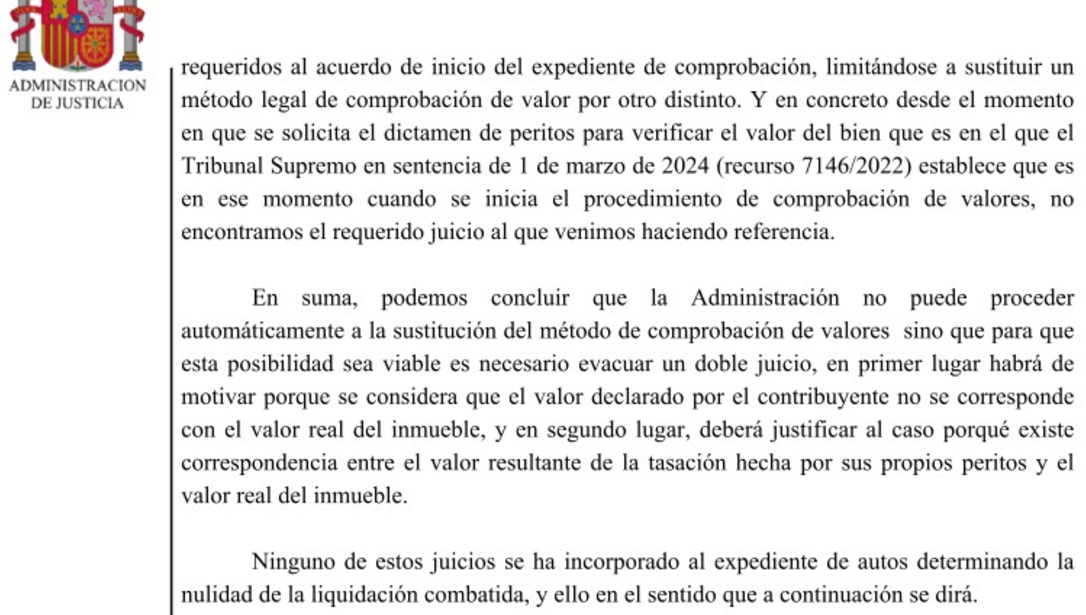 la Administración no debe cambiar discrecional o automáticamente el método de valoración aplicado (ITP, AJD o ISD).
